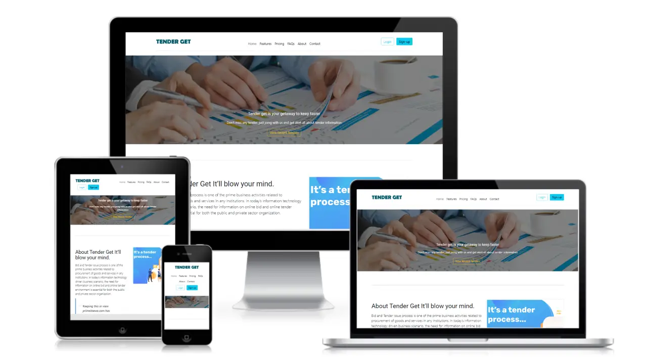 Tender Get Website