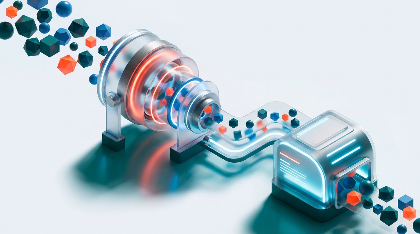 AI Chatbot Recruitment Technology Illustration