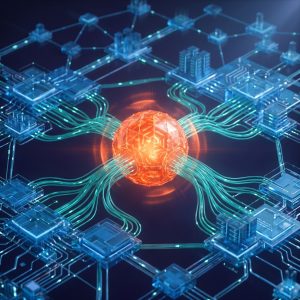 Agentic AI Enterprise Data Governance Infrastructure Illustration