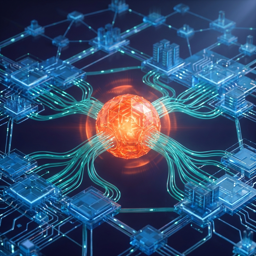 Agentic AI Enterprise Data Governance Infrastructure Illustration